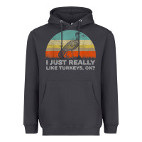 Smoke funny i just really like turkeys thanksgiving Heavyweight Hoodie - linhVisuals