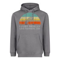 Storm funny i just really like turkeys thanksgiving Heavyweight Hoodie - linhVisuals