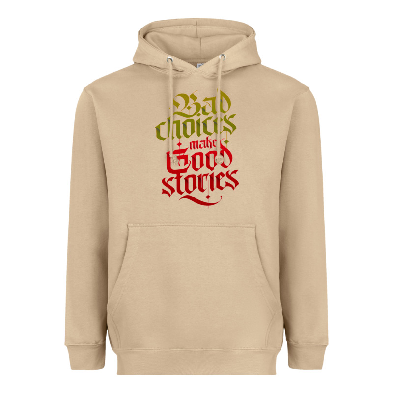 Bad Choices Make Good Stories Heavyweight Hoodie by linhVisuals | Teevron