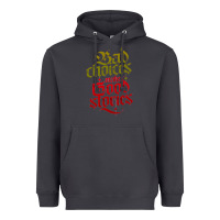 Smoke bad choices make good stories Heavyweight Hoodie - linhVisuals