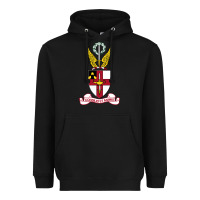 Black Virginia Military Institute Heavyweight Hoodie - linhVisuals