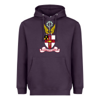 Plum Virginia Military Institute Heavyweight Hoodie - linhVisuals