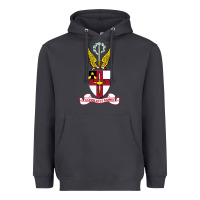 Smoke Virginia Military Institute Heavyweight Hoodie - linhVisuals