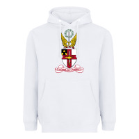 White Virginia Military Institute Heavyweight Hoodie - linhVisuals