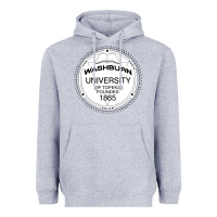 Heather Grey Washburn University Heavyweight Hoodie - linhVisuals