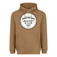 Toasted Coconut Washburn University Heavyweight Hoodie - linhVisuals