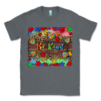 Charcoal Heather Be kind Classic Tee - CowGirlArtShop
