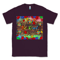 Plum Be kind Classic Tee - CowGirlArtShop