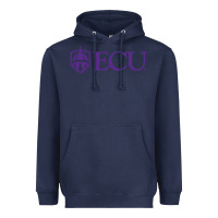 Navy East Carolina University Heavyweight Hoodie - linhVisuals