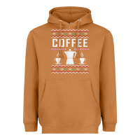 Meerkat coffee ugly sweater christmas Heavyweight Hoodie - linhVisuals