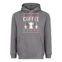 Storm coffee ugly sweater christmas Heavyweight Hoodie - linhVisuals