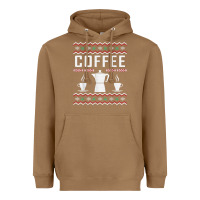 Toasted Coconut coffee ugly sweater christmas Heavyweight Hoodie - linhVisuals