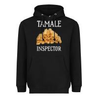 Black tamale inspector mexican holiday christmas food Heavyweight Hoodie - linhVisuals