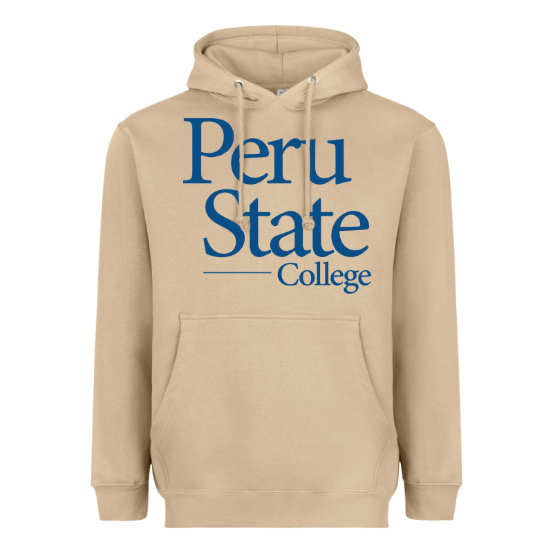 Peru State College Wordmark Heavyweight Hoodie by linhVisuals | Teevron
