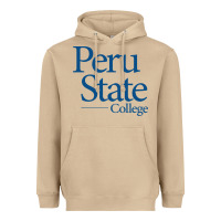 Mushroom Peru State College Wordmark Heavyweight Hoodie - linhVisuals