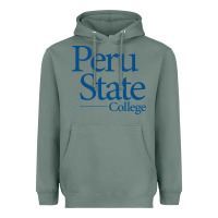 Sage Peru State College Wordmark Heavyweight Hoodie - linhVisuals