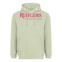 Matcha Rutgers University Newark Logotype Heavyweight Hoodie - linhVisuals