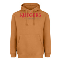 Meerkat Rutgers University Newark Logotype Heavyweight Hoodie - linhVisuals