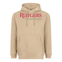 Mushroom Rutgers University Newark Logotype Heavyweight Hoodie - linhVisuals
