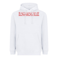White Siue Wordmark Heavyweight Hoodie - linhVisuals