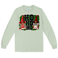 Matcha Ho Ho Ho Christmas Gnomes Long Sleeve Tee - FaDigitalArtStudio