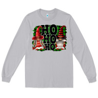 Moon Dust Ho Ho Ho Christmas Gnomes Long Sleeve Tee - FaDigitalArtStudio