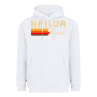 White kailua hawaii Heavyweight Hoodie - linhVisuals