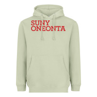 Matcha Suny Oneonta Wordmark Heavyweight Hoodie - linhVisuals