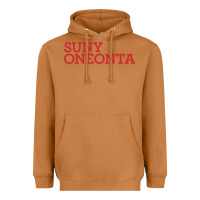 Meerkat Suny Oneonta Wordmark Heavyweight Hoodie - linhVisuals