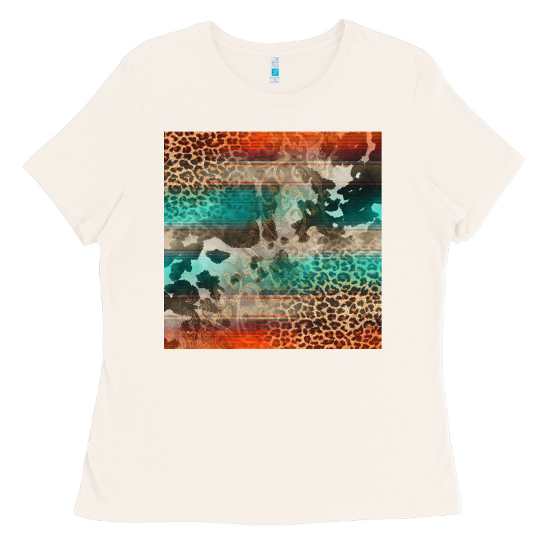 Leopard Cowhide Pattern Ladies Tee by CowCowDesign | Teevron
