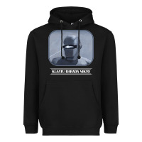 Black klaatu barada nikto Heavyweight Hoodie - linhVisuals