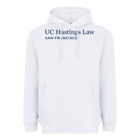 White Uc Hastings Wordmark 2019 Heavyweight Hoodie - linhVisuals