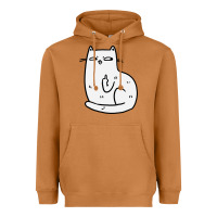 Meerkat cat giving the finger Heavyweight Hoodie - linhVisuals
