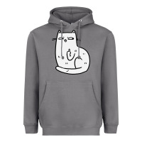 Storm cat giving the finger Heavyweight Hoodie - linhVisuals