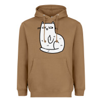 Toasted Coconut cat giving the finger Heavyweight Hoodie - linhVisuals
