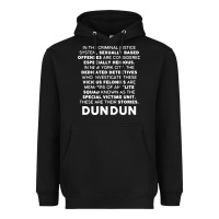 Black law and order svu opening monologue Heavyweight Hoodie - linhVisuals
