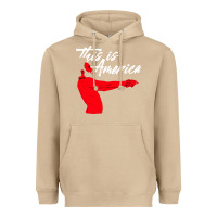 Mushroom this is america meme Heavyweight Hoodie - linhVisuals