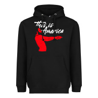 Black this is america meme Heavyweight Hoodie - linhVisuals