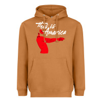 Meerkat this is america meme Heavyweight Hoodie - linhVisuals