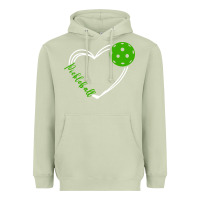 Matcha love pickleball women Heavyweight Hoodie - linhVisuals