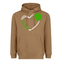 Toasted Coconut love pickleball women Heavyweight Hoodie - linhVisuals