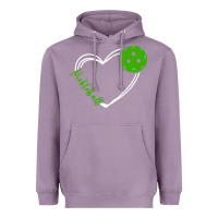 Lavender love pickleball women Heavyweight Hoodie - linhVisuals