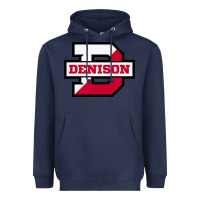 Navy denison high school Heavyweight Hoodie - linhVisuals