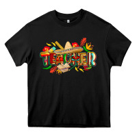 Black cinco de mayo teacher Heavy Core Tee - CowGirlArtShop