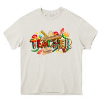 Cream cinco de mayo teacher Heavy Core Tee - CowGirlArtShop