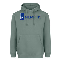 Sage University Of Memphis Wordmark Heavyweight Hoodie - linhVisuals