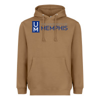 Toasted Coconut University Of Memphis Wordmark Heavyweight Hoodie - linhVisuals