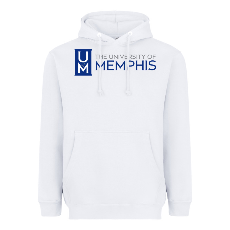 University Of Memphis Wordmark Heavyweight Hoodie by linhVisuals | Teevron