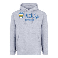 Heather Grey University Of Pittsburgh At Johnstown New Heavyweight Hoodie - linhVisuals