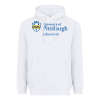 White University Of Pittsburgh At Johnstown New Heavyweight Hoodie - linhVisuals